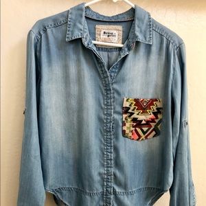 Holding Horses Embroidered Top